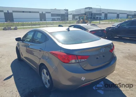 2013 Hyundai Elantra Gls из США, поврежденный, VIN 5NPDH4AE1DH231994